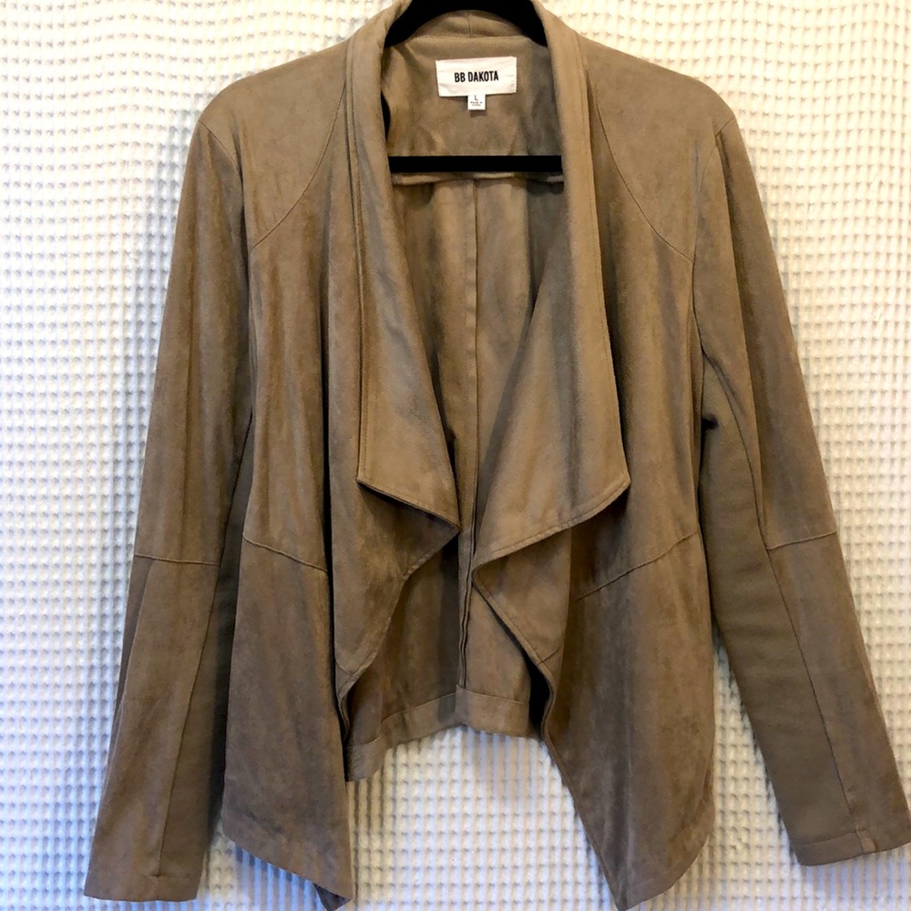 BB Dakota Wade Draped Front Jacket